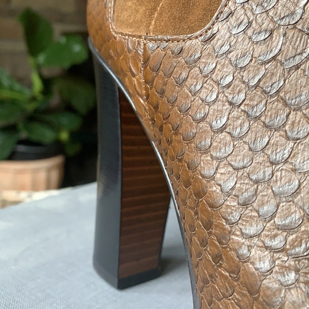 VINCE Snake-Suede Boots - Picture 12 of 12